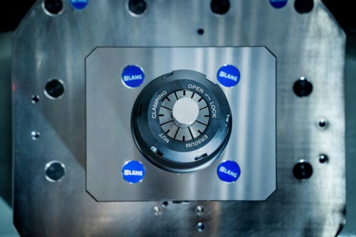 Rundmaterial gespannt mit der ER 50 Spannzange von Preci-Point.