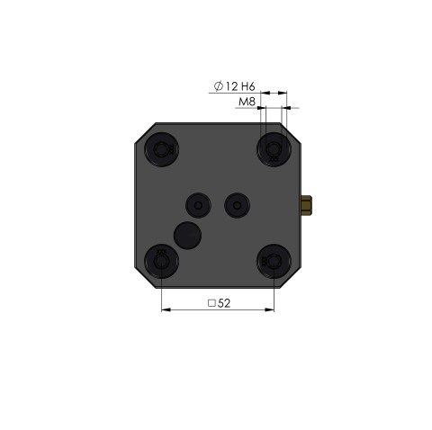 48065-46: morsa a 5 assi Makro•Grip® 46 (Disegno tecnico )