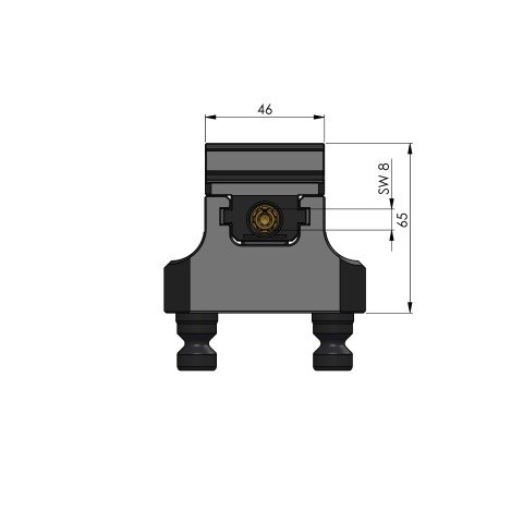 48065-46: Étau 5 axes Makro•Grip® 46 (Dessin technique )