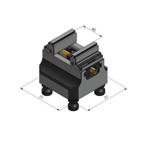 48065-46: Étau 5 axes Makro•Grip® 46 (Dessin technique )