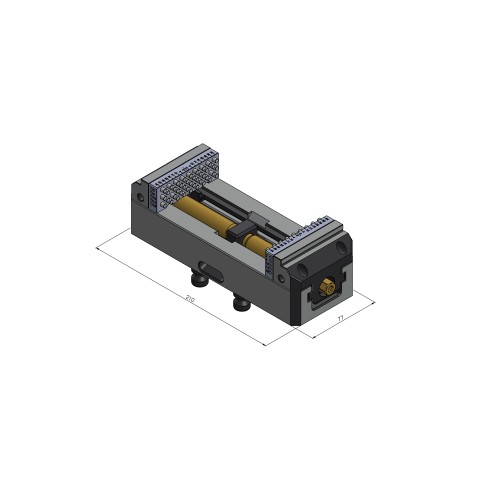 42137-77: Morsa di centraggio Vario•Tec 77 (Disegno tecnico )