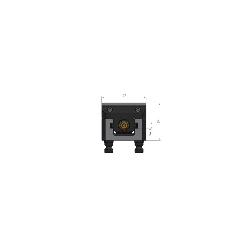Technische Zeichnung 42137-77: Vario•Tec 77 Zentrierspanner Backenbreite 77 mm max. Spannbereich 137 mm