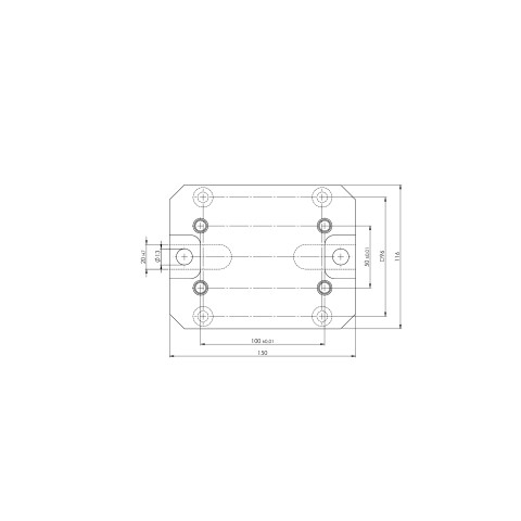 43060: Réhausse Quick•Point® 52 (Dessin technique )