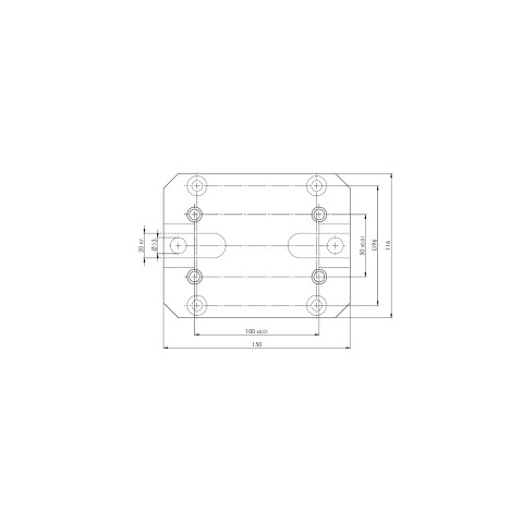 43100: Riser Quick•Point® 52 (Technical drawing )