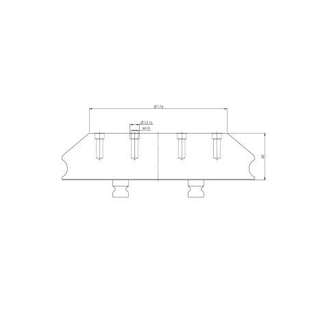 44006: Riser Quick•Point® 96 (Disegno tecnico )