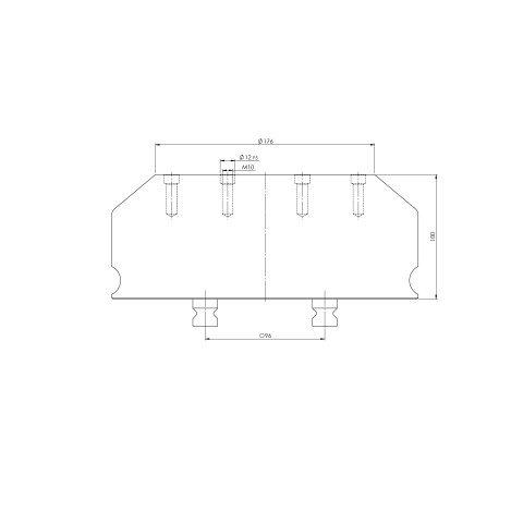 44010: Réhausse Quick•Point® 96 (Dessin technique )