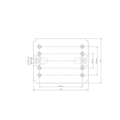 44060: Riser Quick•Point® 96 (Disegno tecnico )