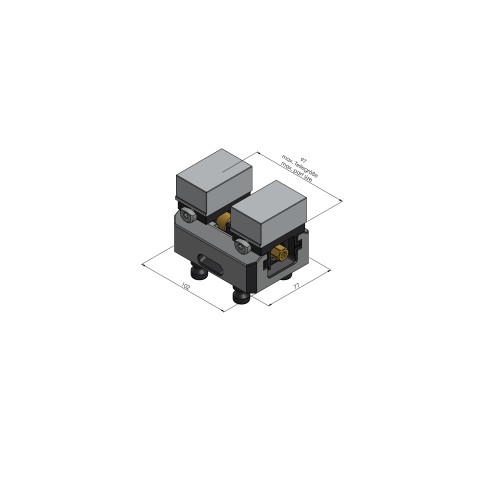 44085-46: Profile Clamping Vise Avanti 77 (Technical drawing )