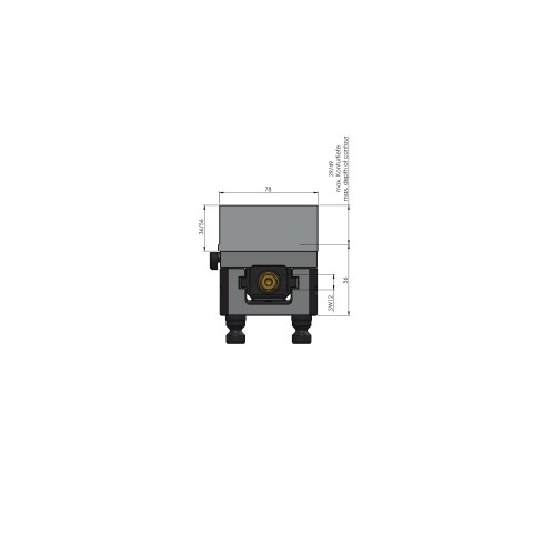 44120-77: Profile Clamping Vise Avanti 77 (Technical drawing )