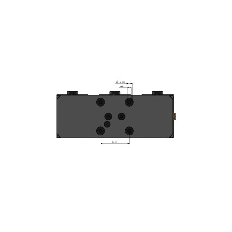 44200-TG77: Base centrale Ganascia + mandrino Avanti 77 (Disegno tecnico )