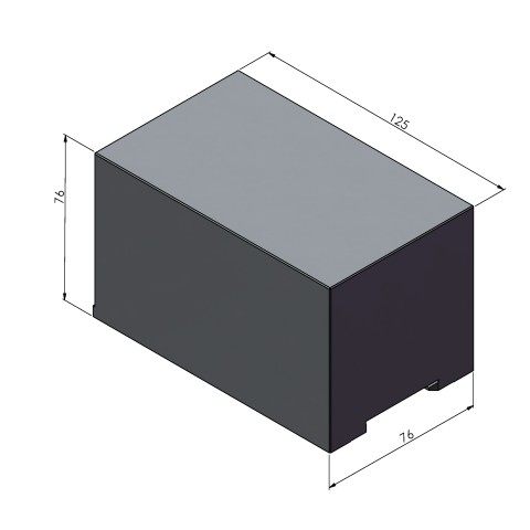 44258-76: Mascella superiore Avanti 125 (Disegno tecnico )