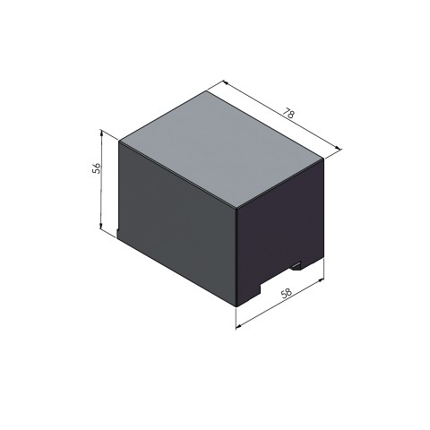 44778-56: Top Jaw Avanti 77 (Technical drawing )