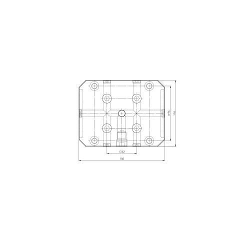 45156: riser a 5 assi Quick•Point® 52 (Disegno tecnico )