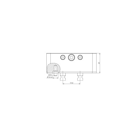 45156: riser a 5 assi Quick•Point® 52 (Disegno tecnico )