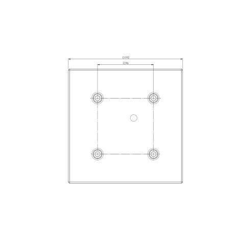 45577: Piastra di supporto Quick•Point® 96 (Disegno tecnico )