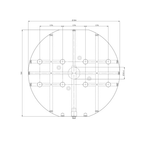 45962: Piastra a griglia Quick•Point® 96 (Disegno tecnico )