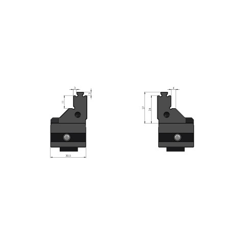 48085-7720: Mors de rechange Makro•Grip® 77 (Dessin technique )