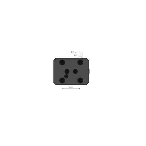 48085-77: morsa a 5 assi Makro•Grip® 77 (Disegno tecnico )