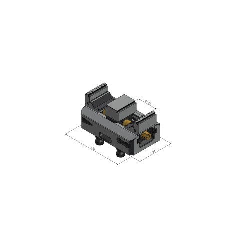 48120-TG4627: Ganascia centrale + mandrino Makro•Grip® 77 (Disegno tecnico )