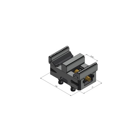 48120-TG7717: Ganascia centrale + mandrino Makro•Grip® 77 (Disegno tecnico )