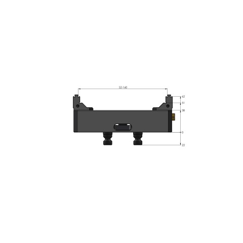 48160-77: Étau 5 axes Makro•Grip® 77 (Dessin technique )