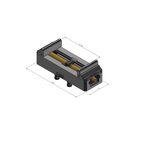 48200-77: 5-Achs-Spanner Makro•Grip® 77 (Technische Zeichnung )