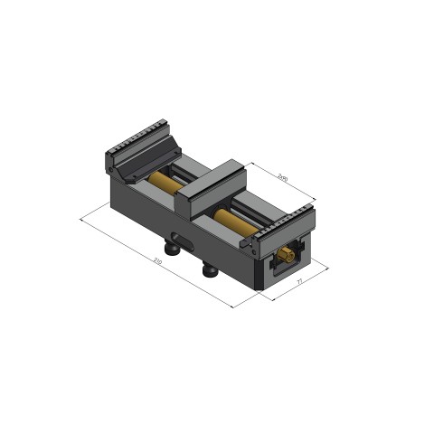 48200-TG7717: Mors central + vis de serrage Makro•Grip® 77 (Dessin technique )