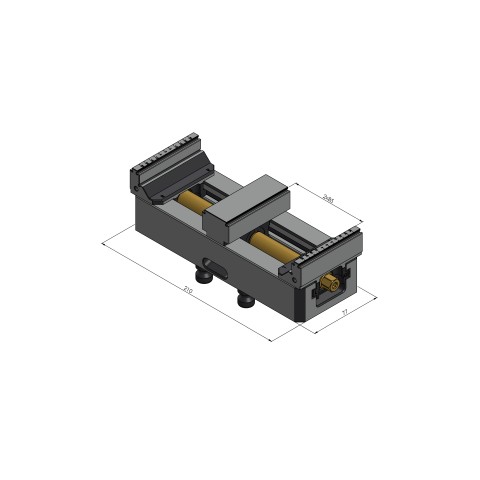 48200-TG7727: Center Jaw + Spindle Makro•Grip® 77 (Technical drawing )