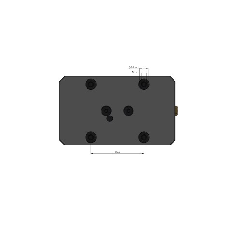 48205-77: 5-Axis Vise Makro•Grip® 125 (Technical drawing )