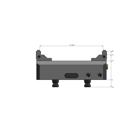 48205-77: 5-Axis Vise Makro•Grip® 125 (Technical drawing )