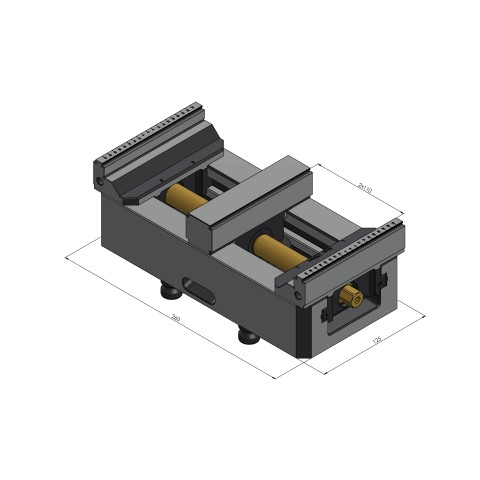 48255-TG2527: Ganascia centrale + mandrino Makro•Grip® 125 (Disegno tecnico )