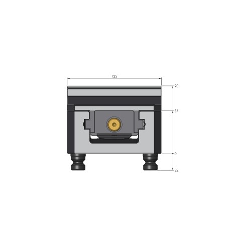 48409-125: Ganasce di contorno Makro•Grip® 125 (Disegno tecnico )