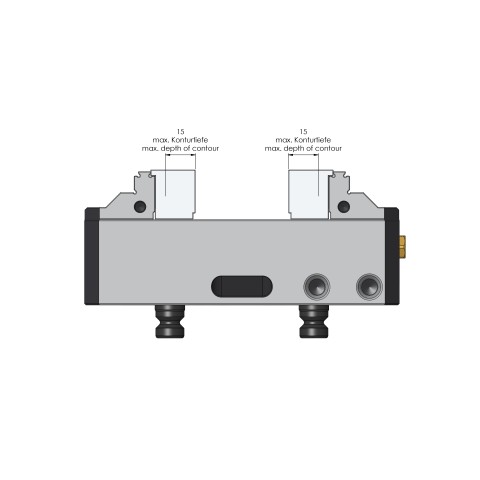 48409-125: Ganasce di contorno Makro•Grip® 125 (Disegno tecnico )