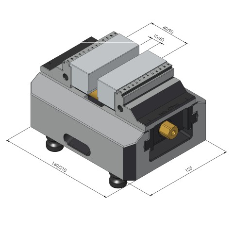 48409-77: Ganasce di contorno Makro•Grip® 77 (Disegno tecnico )