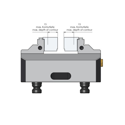 48409-77: Konturbacken Makro•Grip® 77 (Technische Zeichnung )