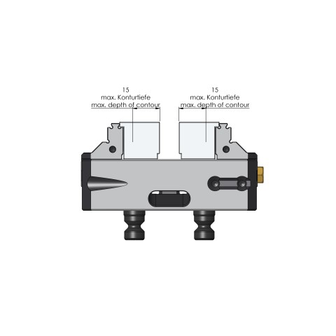 48409-77: Contour Jaws Makro•Grip® 77 (Technical drawing )