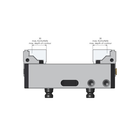 48419-125: Contour Jaws Makro•Grip® 125 (Technical drawing )