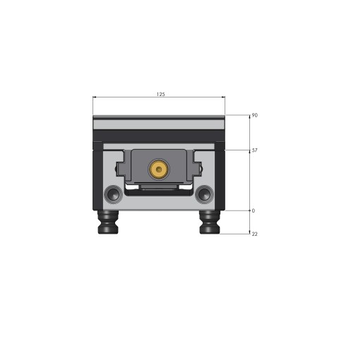 48419-125: Contour Jaws Makro•Grip® 125 (Technical drawing )