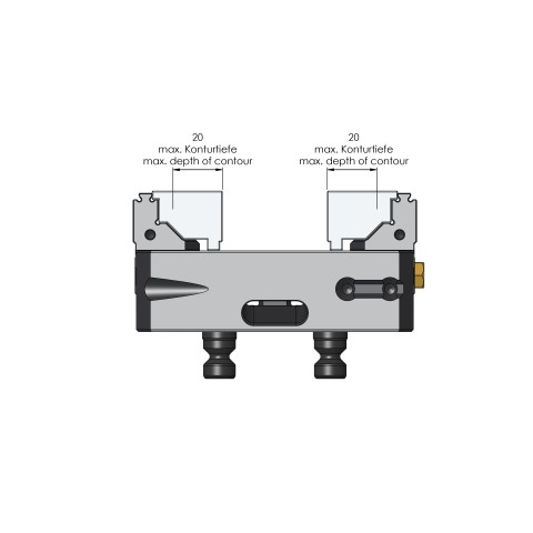 48419-77: Konturbacken Makro•Grip® 77 (Technische Zeichnung )