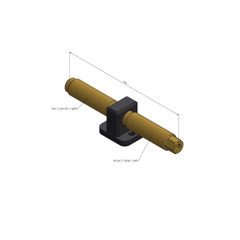 4877135: Vis de serrage + pièce centrale Makro•Grip® 77 (Dessin technique )