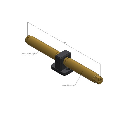 4877175: Spindle + Center Piece Makro•Grip® 77 (Technical drawing )