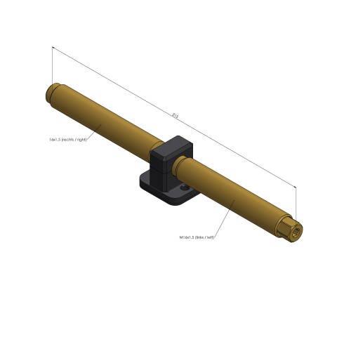 4877215: Gewindespindel + Mittelstück Makro•Grip® 77 (Technische Zeichnung )