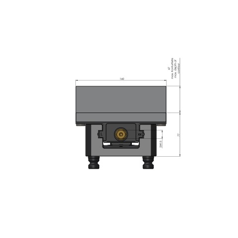 49050-125: Profilo Clamping Vise Profilo 125 (Technical drawing )