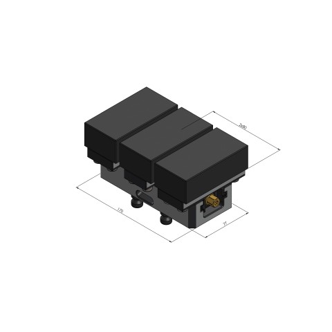 49080-TG77: Center Jaw + Spindle Profilo 77 (Technical drawing )