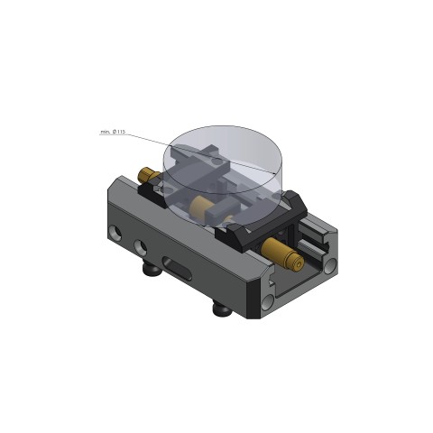 52515-20: Mors de serrage Makro•4Grip 125 (Dessin technique )