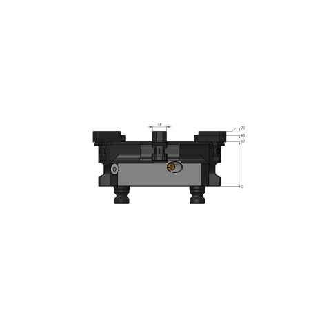 59616: mandrino a 6 griffe Vasto•Clamp 96 (Disegno tecnico )