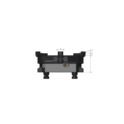 Technische Zeichnung 59616-61: Vasto•Clamp 96 Aufsatzbacken Stahl, gehärtet, Spannbereich Ø 75 - 160 mm