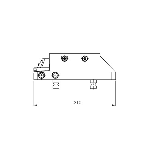 66600: Système de serrage point zéro - automation RoboTrex 52 (Dessin technique )