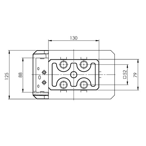 66600: Automazione Sistema di serraggio a punto zero RoboTrex 52 (Disegno tecnico )