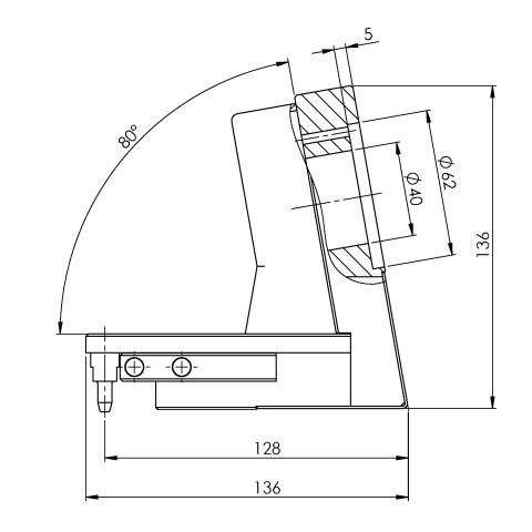 66801: Greifer RoboTrex 52 (Technische Zeichnung )